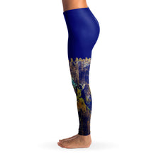 Load image into Gallery viewer, Leggings Half Solids "Asian InfluenceA" Custom Printed Leggings