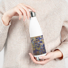 Load image into Gallery viewer, Bottle/Tumbler "Blue & Gold Splash" Custom Print - 20oz Insulated Bottle