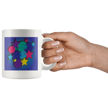Load image into Gallery viewer, Mug "Discs & Stars" Custom Printed Mug