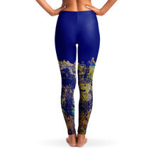 Load image into Gallery viewer, Leggings Half Solids "Asian InfluenceA" Custom Printed Leggings