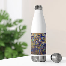 Load image into Gallery viewer, Bottle/Tumbler "Blue & Gold Splash" Custom Print - 20oz Insulated Bottle