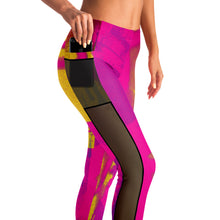 Load image into Gallery viewer, Activewear, leggings, yoga pants, yoga leggings, exercise leggings, pockets leggings, pocket leggings