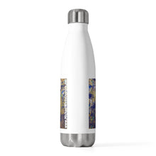 Load image into Gallery viewer, Bottle/Tumbler "Blue & Gold Splash" Custom Print - 20oz Insulated Bottle