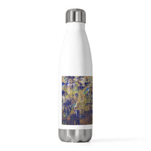 Load image into Gallery viewer, Bottle/Tumbler "Blue & Gold Splash" Custom Print - 20oz Insulated Bottle