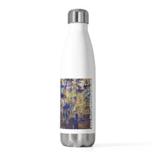 Load image into Gallery viewer, Bottle/Tumbler "Blue & Gold Splash" Custom Print - 20oz Insulated Bottle