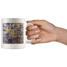 Load image into Gallery viewer, Mug &quot;Blue &amp; Gold Splash&quot; Custom Printed Mug
