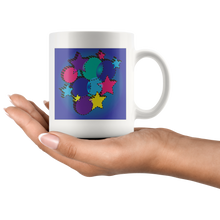 Load image into Gallery viewer, Mug "Discs & Stars" Custom Printed Mug