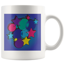 Load image into Gallery viewer, Mug "Discs & Stars" Custom Printed Mug