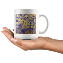 Load image into Gallery viewer, Mug "Blue & Gold Splash" Custom Printed Mug