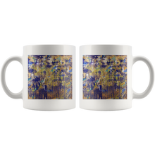Load image into Gallery viewer, Mug &quot;Blue &amp; Gold Splash&quot; Custom Printed Mug
