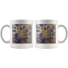 Load image into Gallery viewer, Mug "Blue & Gold Splash" Custom Printed Mug