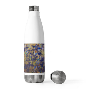 Bottle/Tumbler "Blue & Gold Splash" Custom Print - 20oz Insulated Bottle