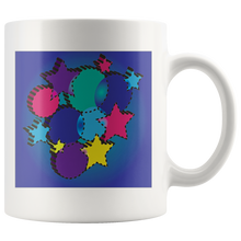 Load image into Gallery viewer, Mug &quot;Discs &amp; Stars&quot; Custom Printed Mug

