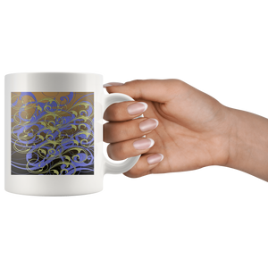 Mug "Swirly A" Custom Printed Mug