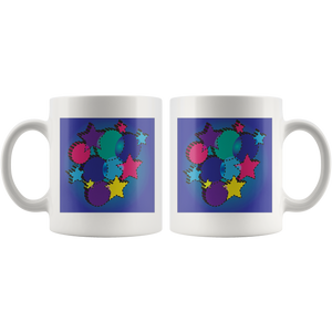 Mug "Discs & Stars" Custom Printed Mug